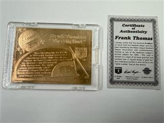 PROMINT The Gold Card Collector Series Frank Thomas MLB Collectible